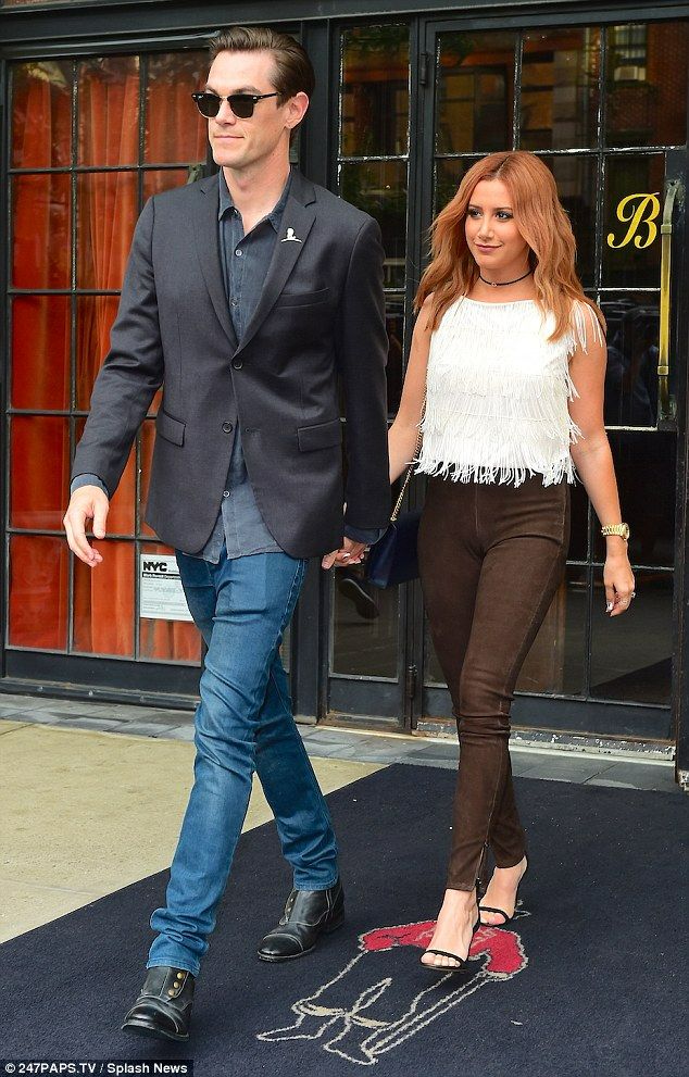 Ashley Tisdale and her beau Christopher French were spotted holding hands on Wednesday afternoon in New York City